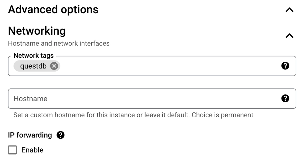 Applying a network tag to a Compute Engine VM on Google Cloud Platform